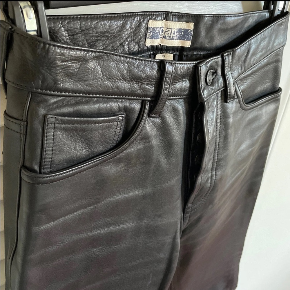 Vintage GAP leather jeans